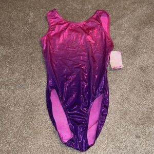 Gymnastics leotard ombré colored